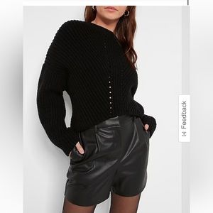 Express shorts used once black